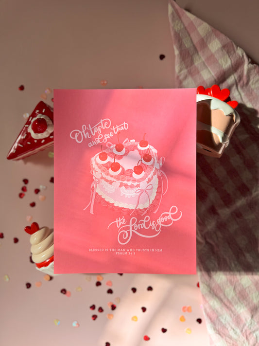 Oh Taste and See | Valentine Printable Art