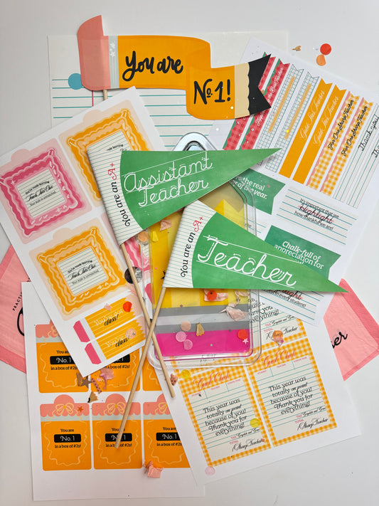 On Point Teacher Appreciation | Printable Activity Set