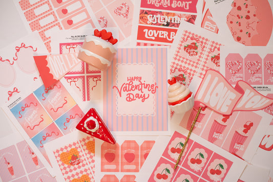 The Coquette Set (Valentine Edition) | Printable Party Set