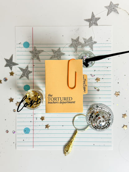 Tortured Teacher Dept. | Gift Card Holder Printable