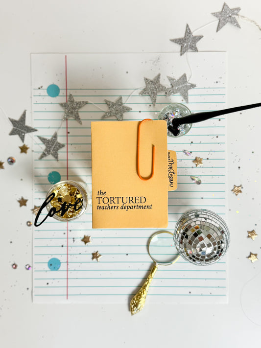 Tortured Teacher Dept. | Gift Card Holder Printable