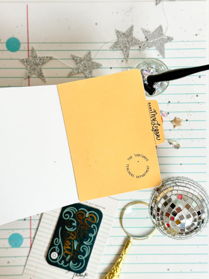 Tortured Teacher Dept. | Gift Card Holder Printable