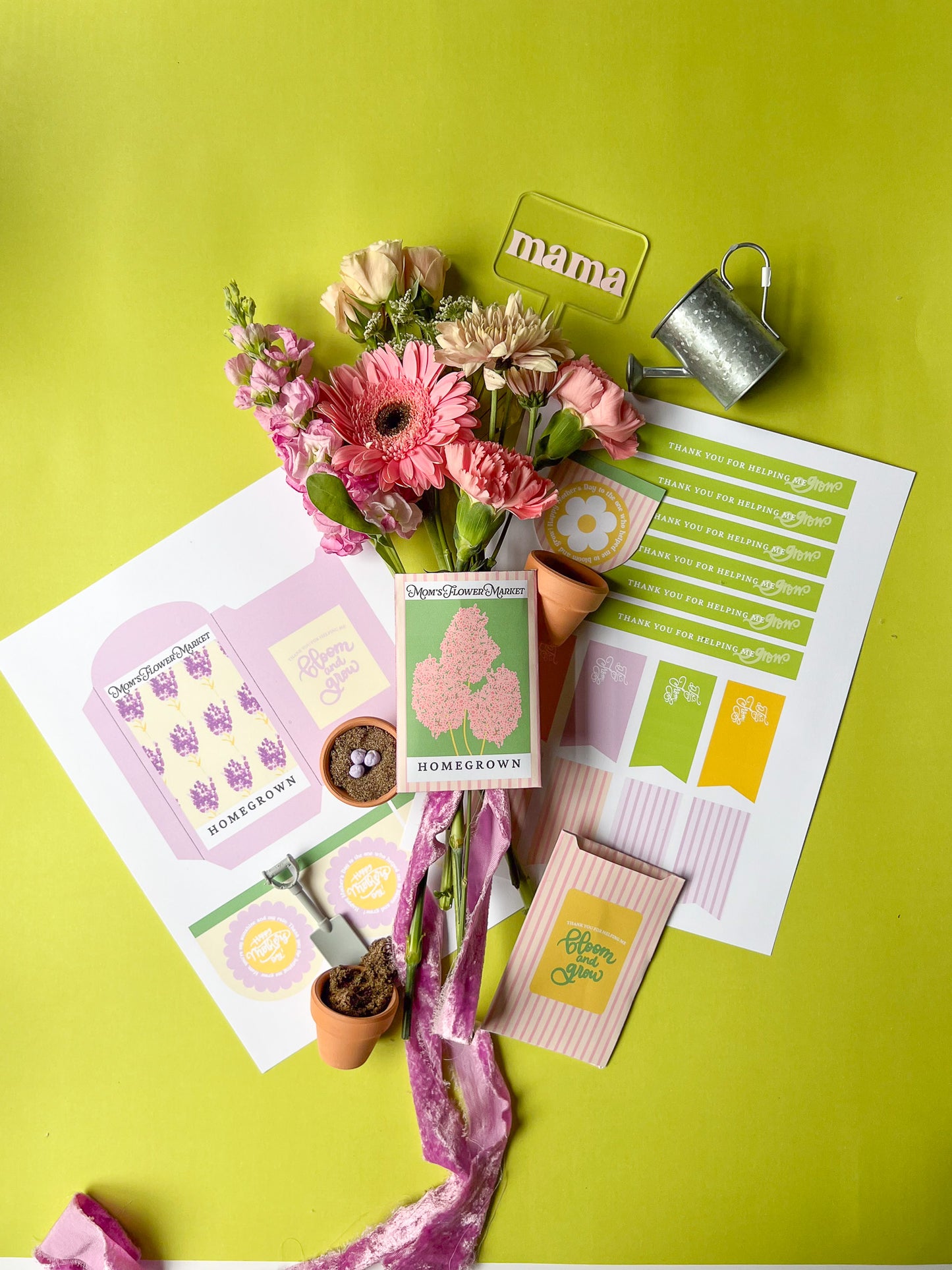 Mother's Day Garden Set | Printable Collab with @addiegtaylor