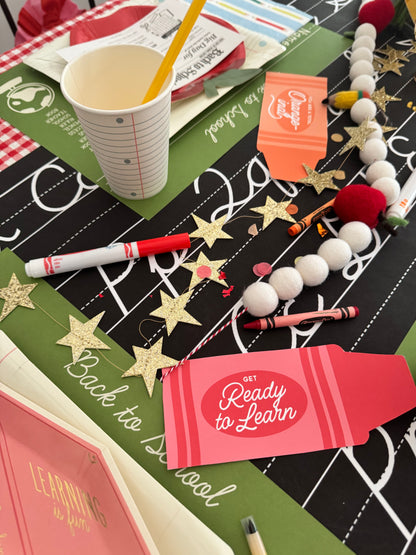 Nostalgic Back to School Printable Party Set | First Day of School Decor
