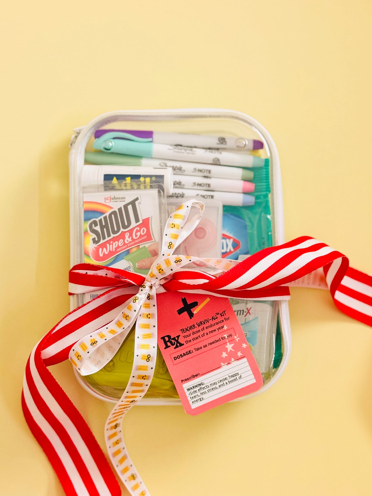 Back to School Teacher Survival Kit Tag | Printable Page