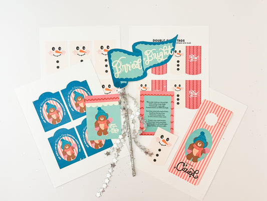 You've been Cozied (for the Brr Baskets) | Mini Printable Set