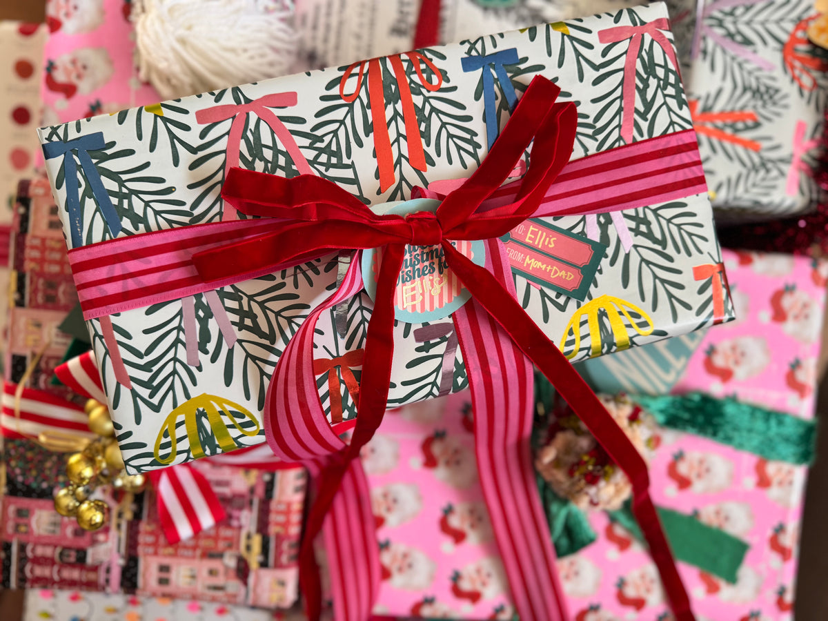 Cozy Cottage Christmas | Printable Gift Tags & Pennant Flags Set – Instant Download