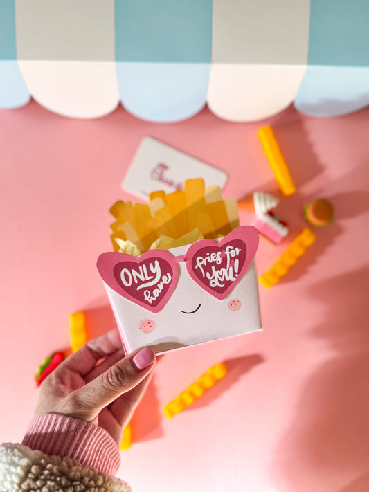 Fries for You Box | Printable Valentine's Collab with @addiegtaylor
