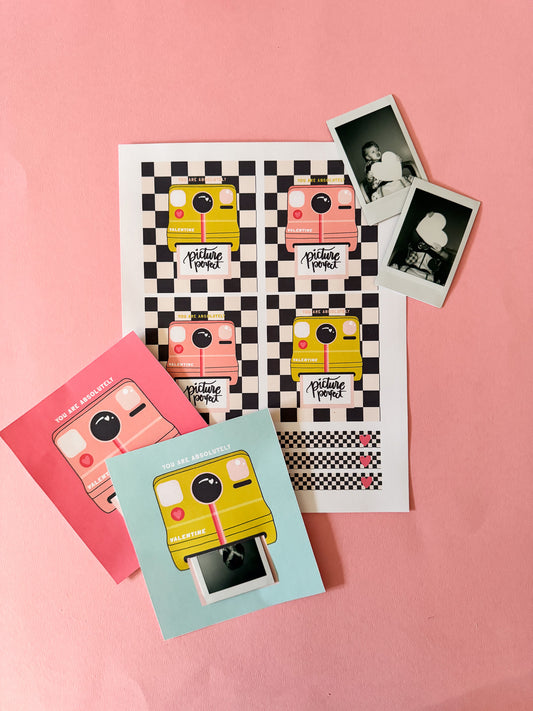 Picture Perfect | Valentine's Card Printable Set