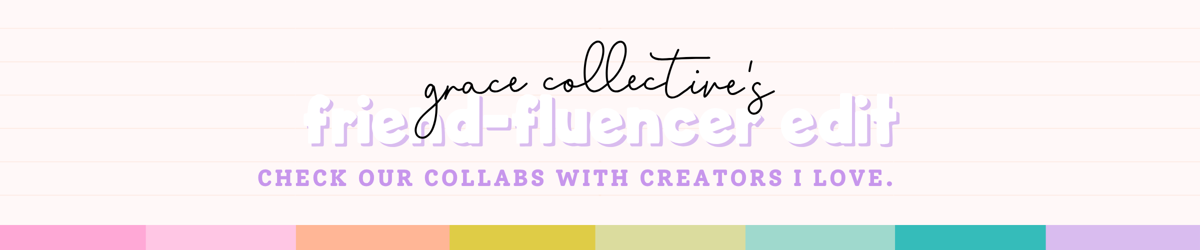 Grace Collective Shop's Collabs with occasionsbyshakira, addiegtaylor, kristensellentin, melodyinthemaking, thelettervee