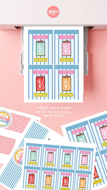 Cool and Nice Soda | Printable Set