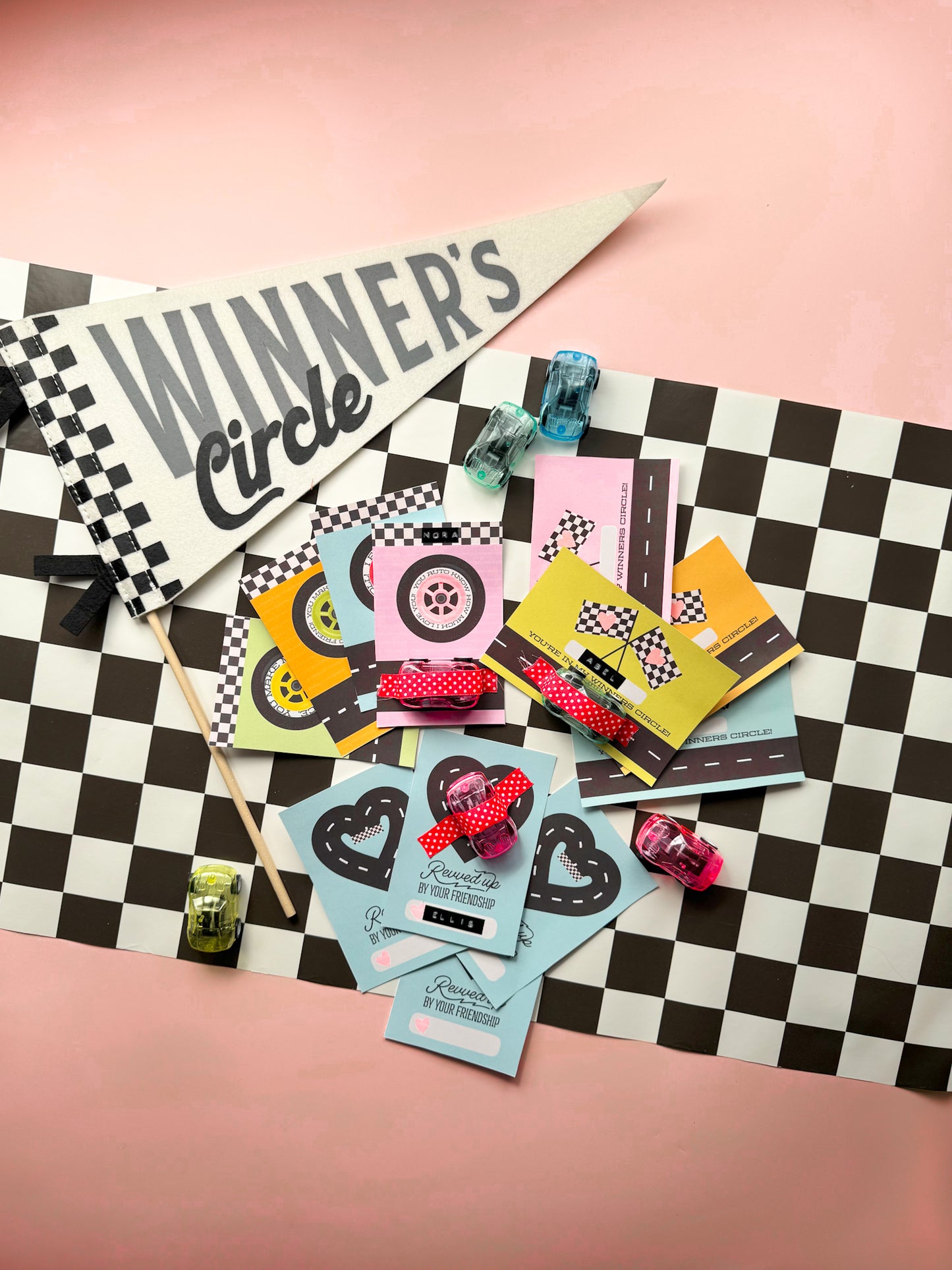 Cars | Valentine's Card Printable Set