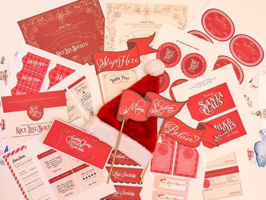 Vintage Santa Tradition Set | Printable Activity Set