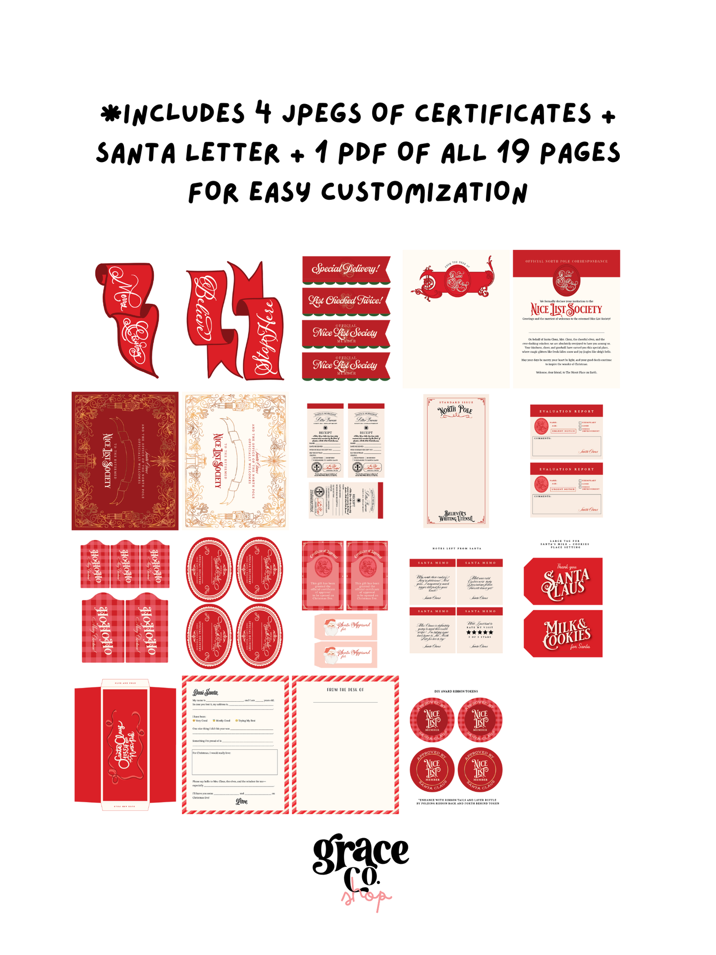 Vintage Santa Tradition Set | Printable Activity Set