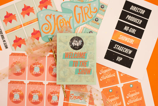 Welcome to the Show, girl! | Mini Printable Set