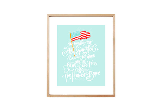Star Spangled Banner | Printable Art