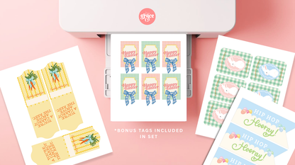 Easter Tags + Pennant Flags 26 | Printable Gift Tags and Pennant Flags