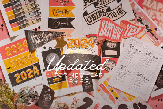 New Years 2026 | Printable Party Set