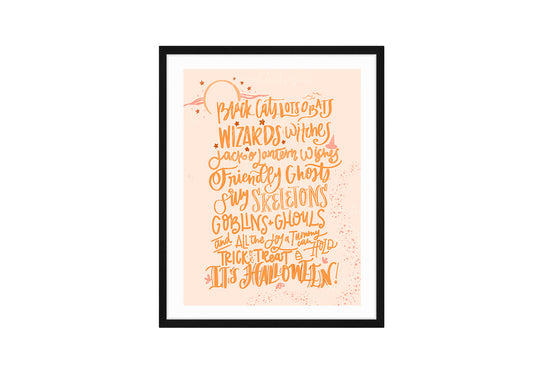 It's Halloween (Multiple Colorways) | Art Print