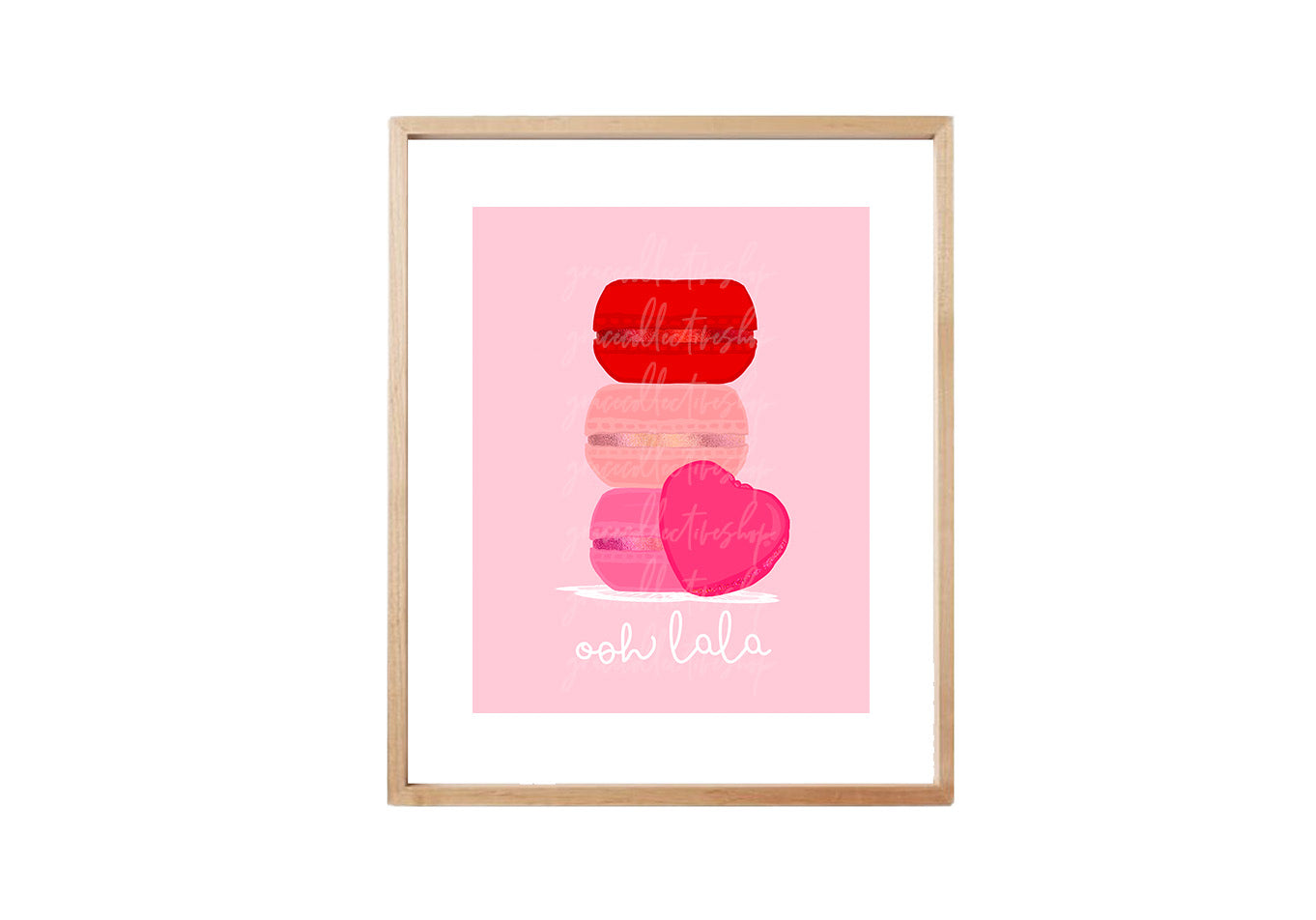 OohLala Heart Macaron | Printable Art