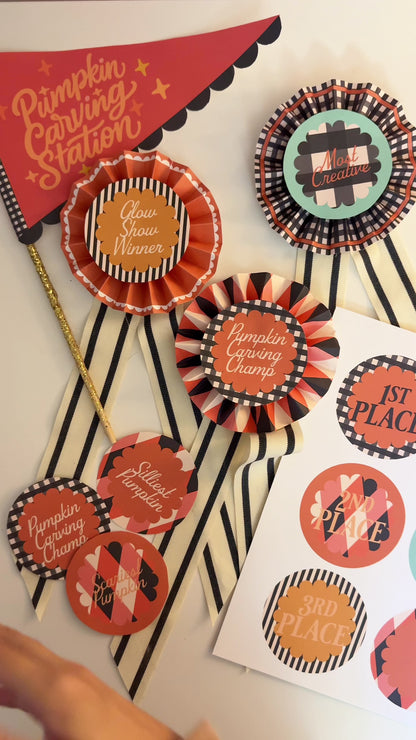 Pumpkin Carving Party | Printable Party Set