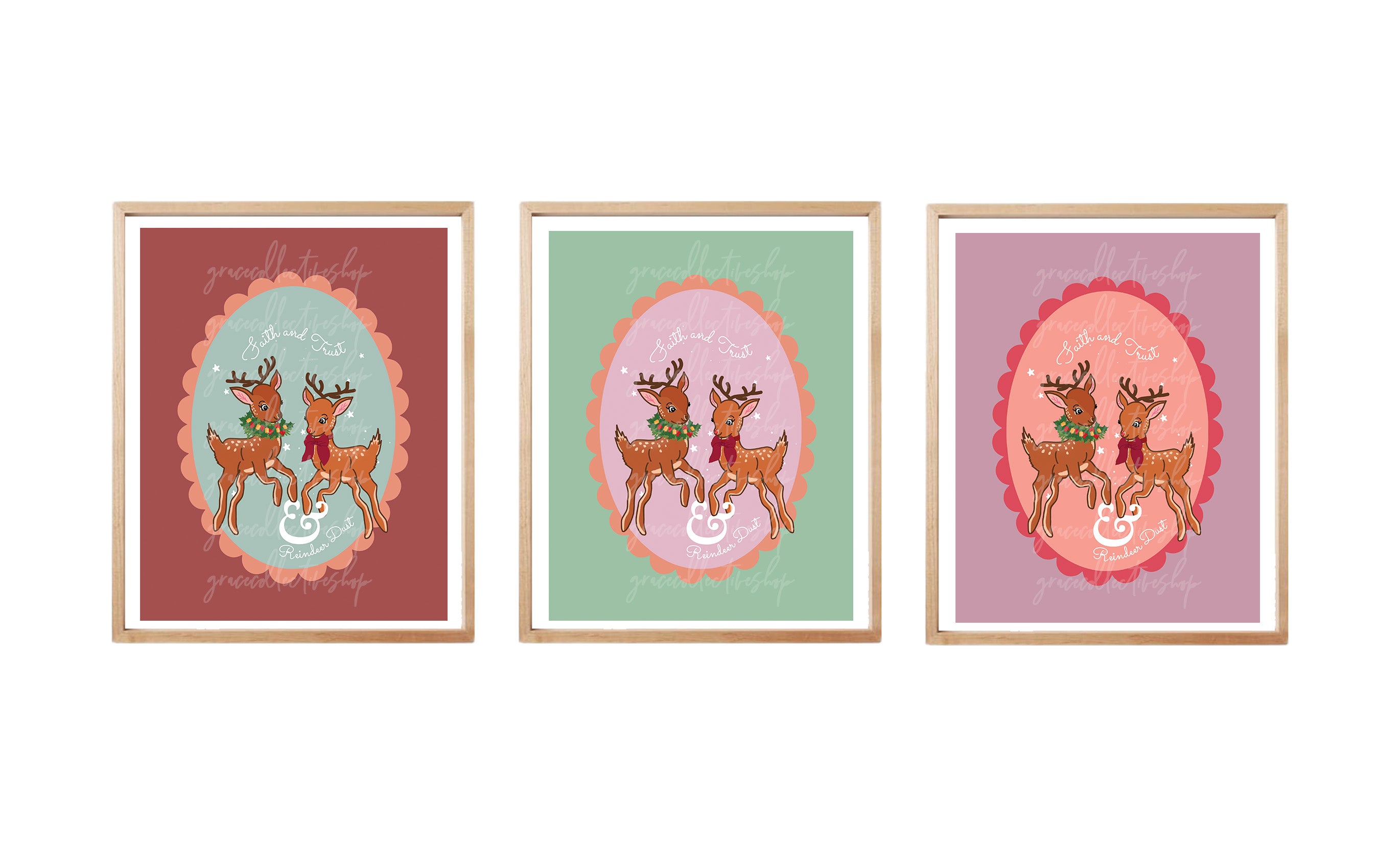 Faith, Trust, and Reindeer Dust | Christmas Printable Art – Grace ...
