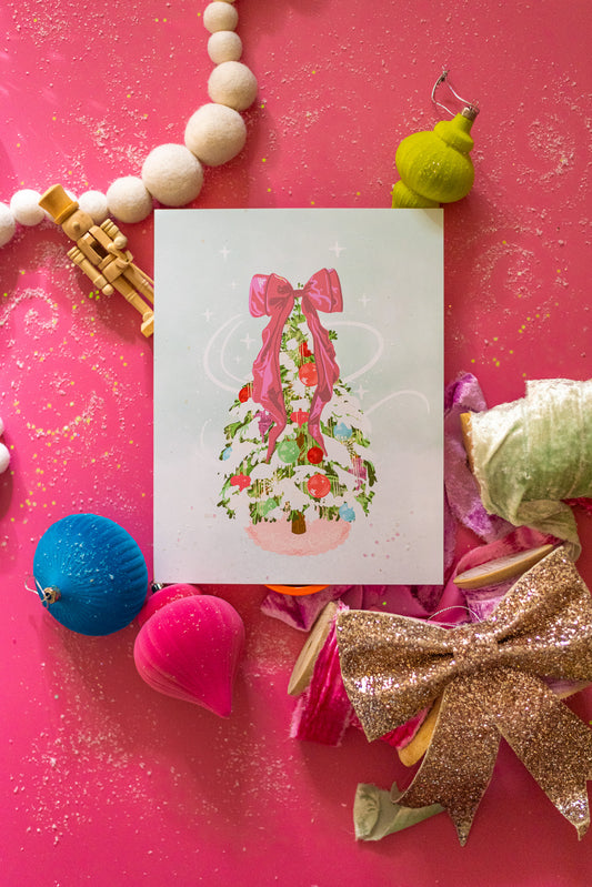 Merry Little Christmas Tree | Printable Art