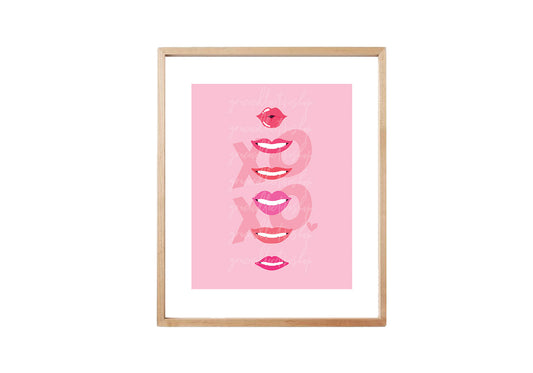 XOXO Lips | Printable Art