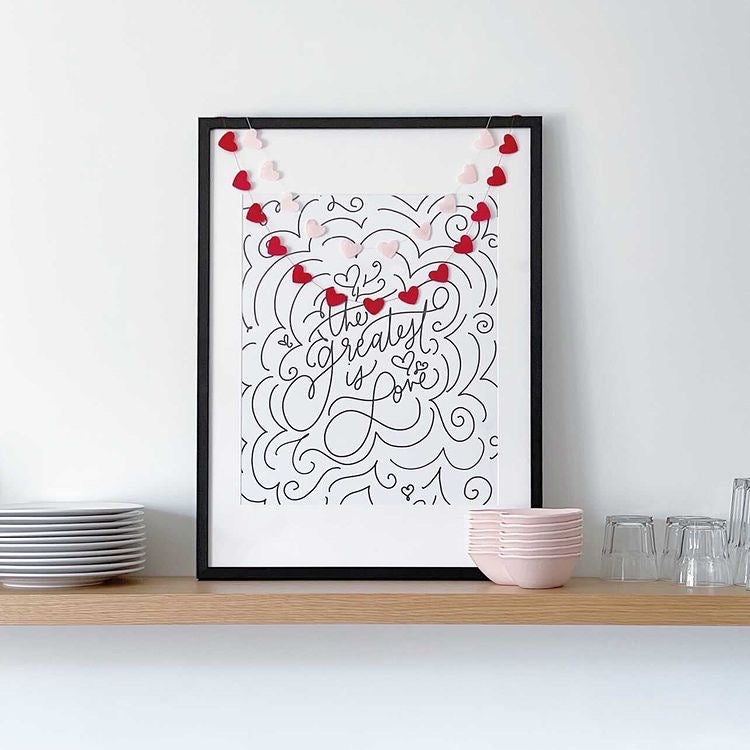 The Greatest is Love | Printable Art
