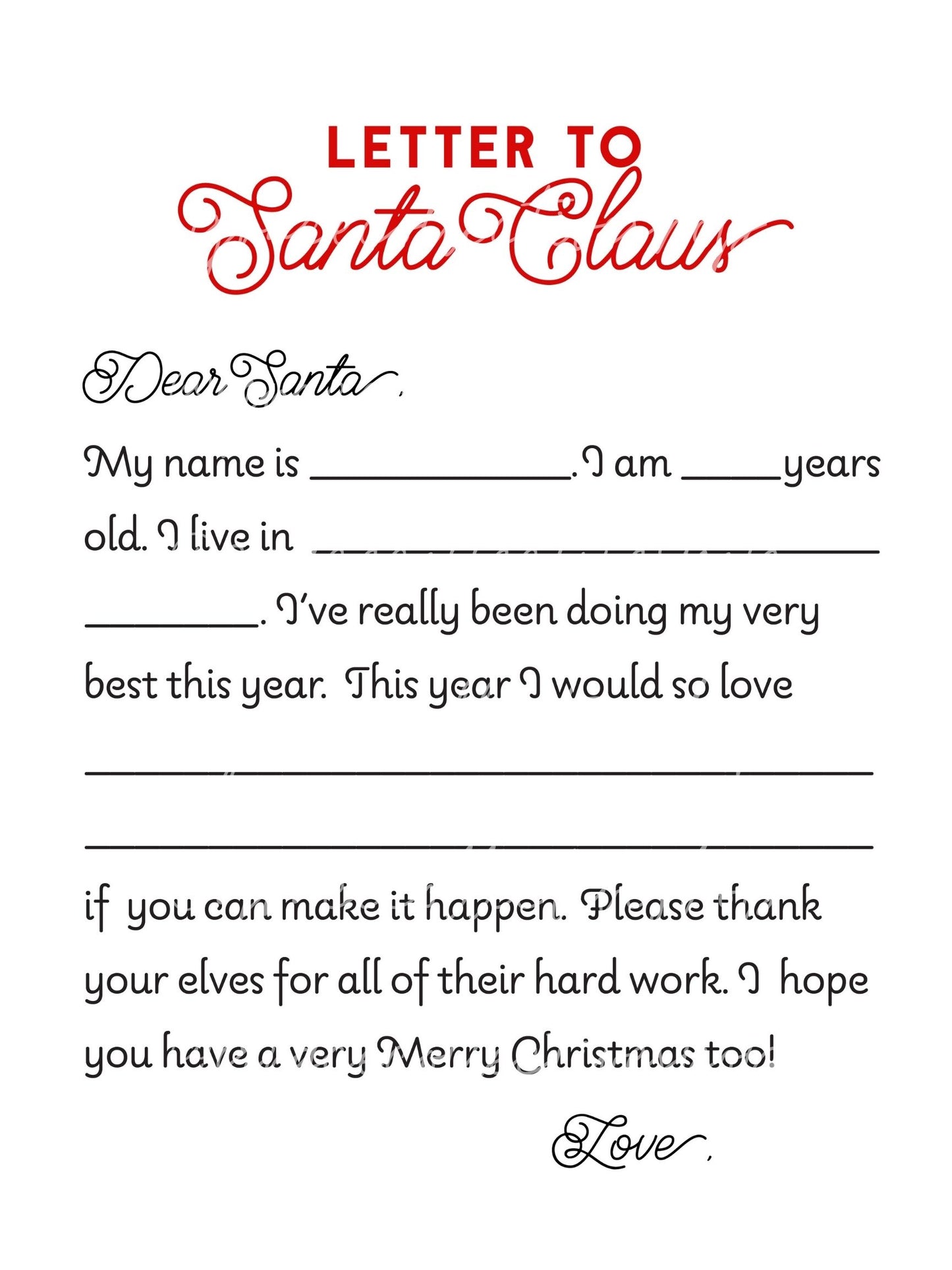 Santa Claus Prep | Printable Activity Set