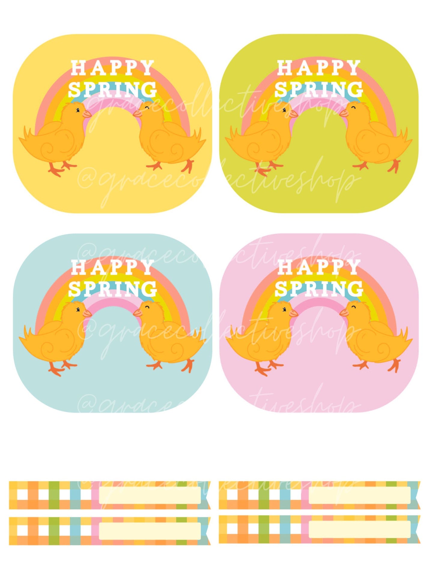 Easter Tags + Flags 23 | Printable Set