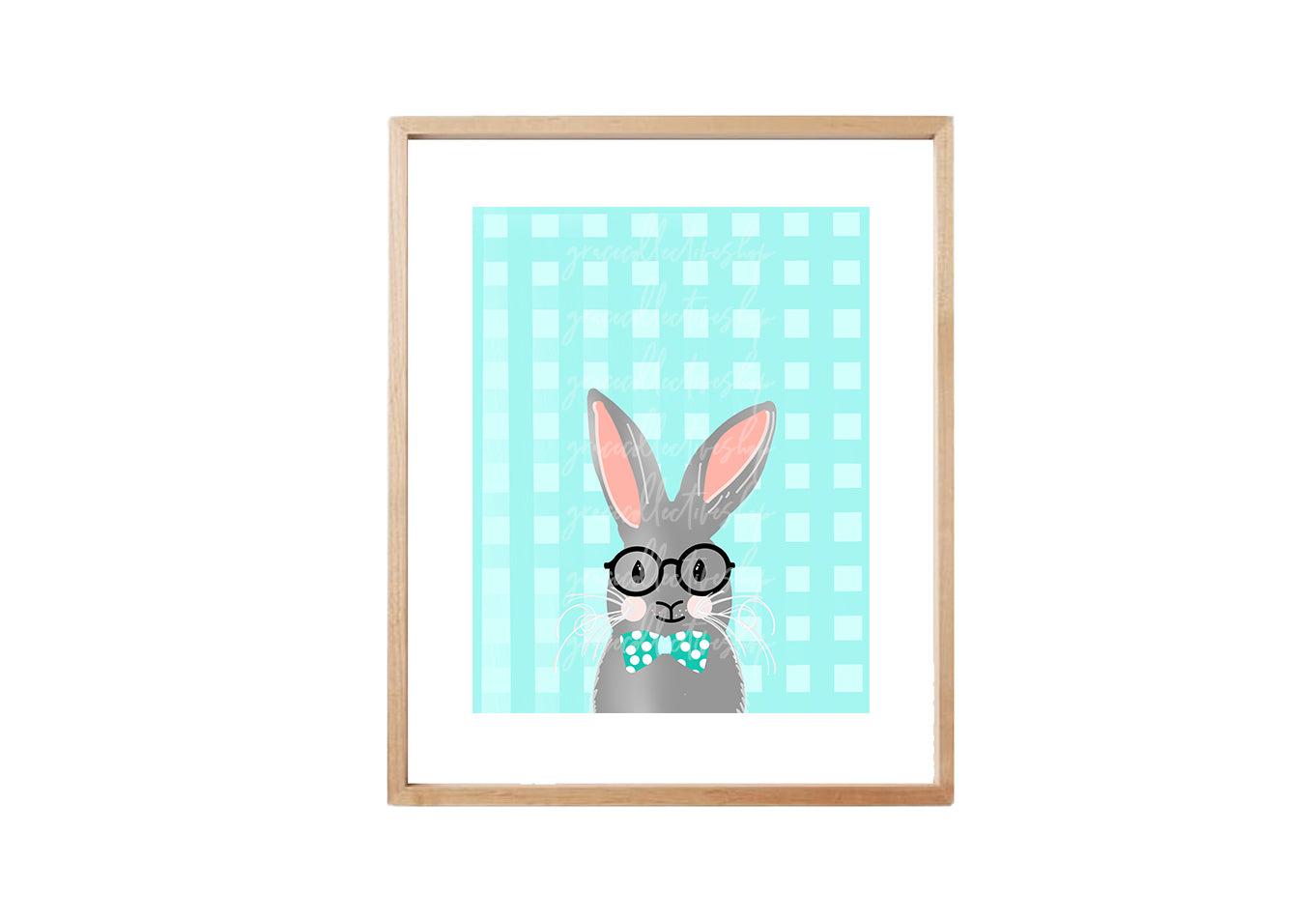 Bowtie Bunny | Printable Art