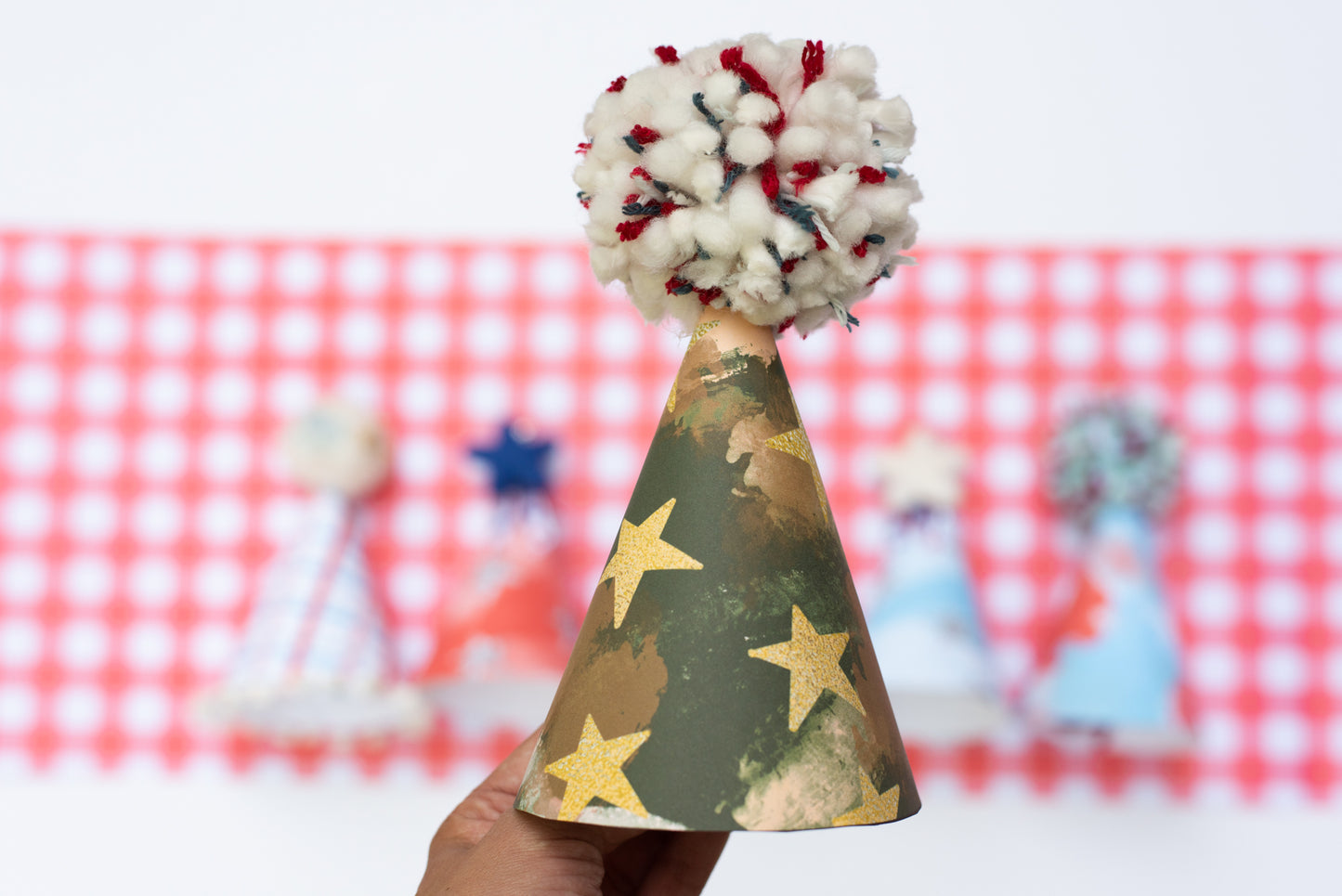 American Party Hats | Printable Party Set