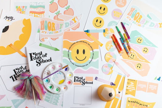 Groovy Back to School | Printable Party Set