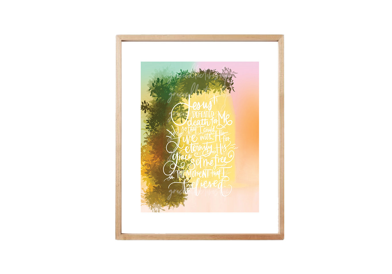 Jesus Set Me Free | Printable Art