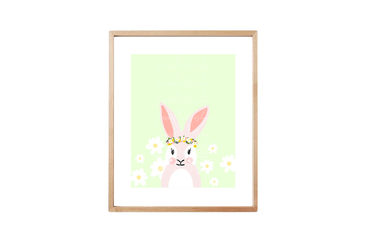 Pink Bunny | Printable Art