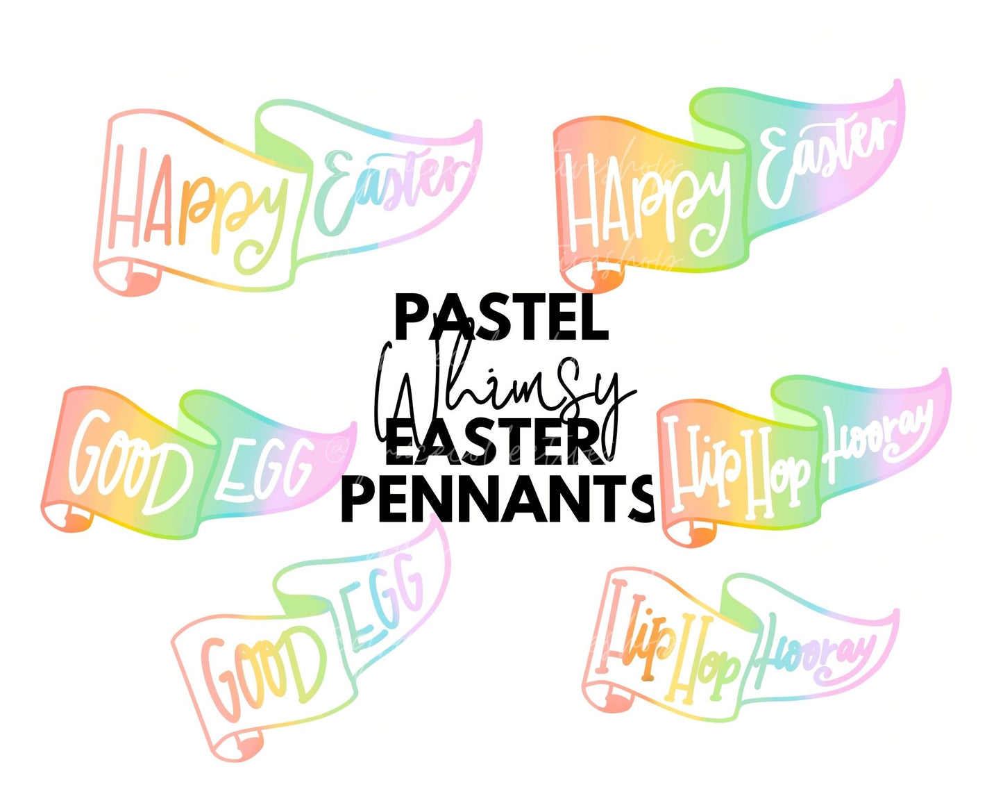 Easter Whimsy | Pennant Flags