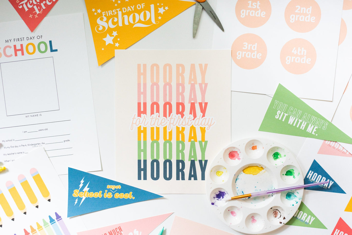 Classic Back to School | Printable Party Set